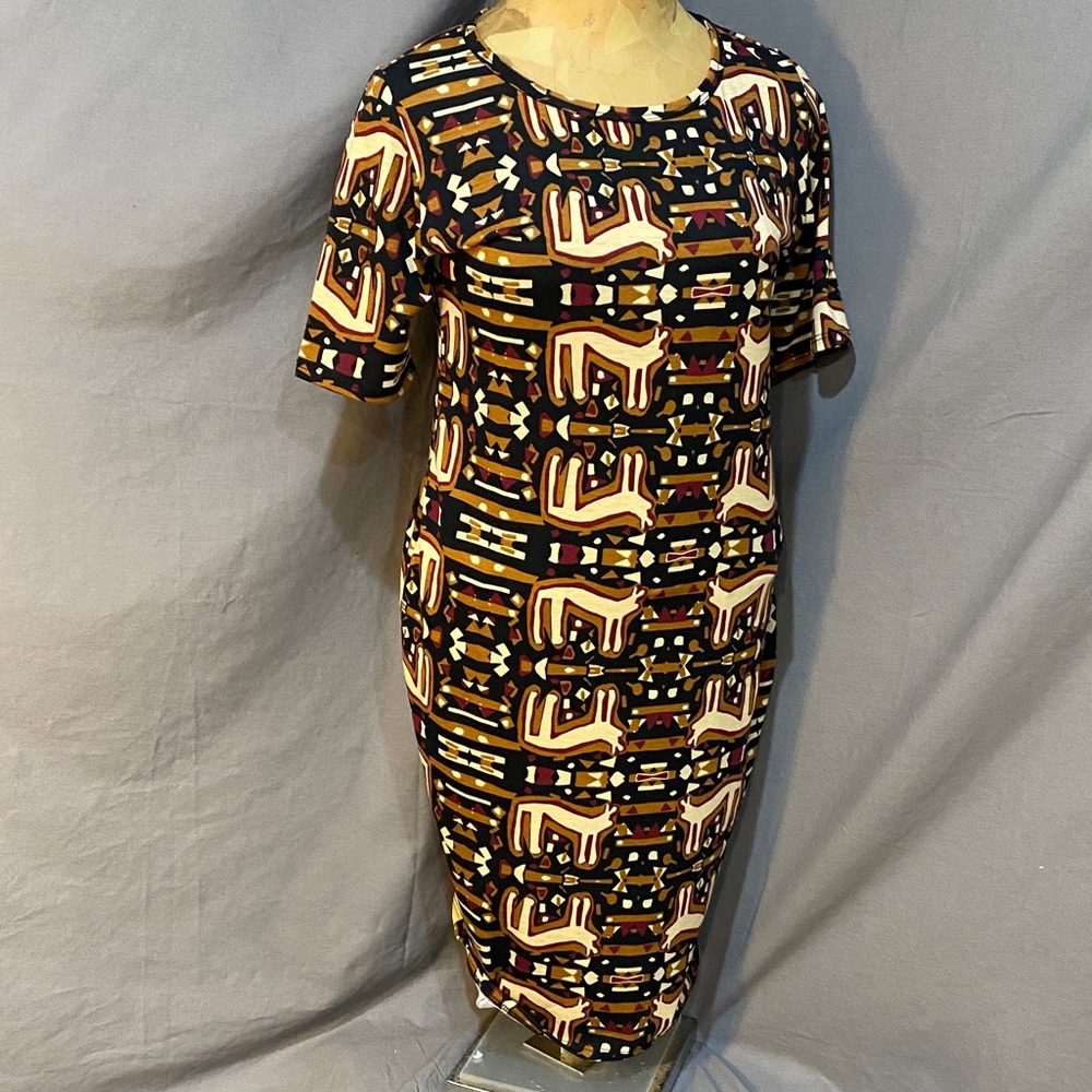 LuLaRoe patterned Julia Dress